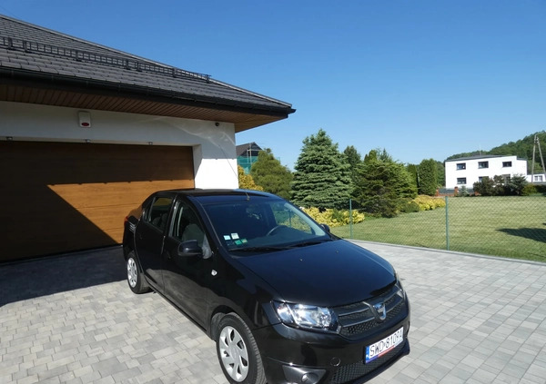 Dacia Logan cena 23000 przebieg: 125347, rok produkcji 2014 z Żabno małe 121